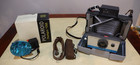 Vintage Polaroid Automatic 125 Land Camera w/ Polaroid Flashgun #268 UnTested — photo 1