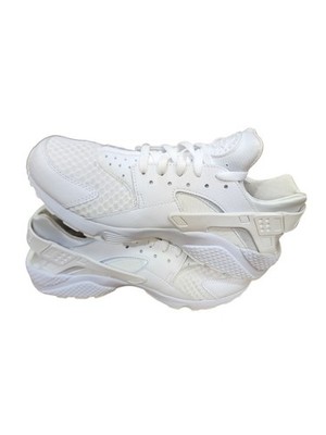 Nike AIR HUARACHE WHITE  Men Size 11.5,  318429-111, Classics, FINAL SALE, AS IS