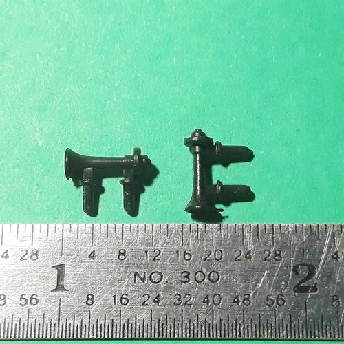 2 Pieces, Resin Diesel Horns for Mantua HO Scale Engines, 7763