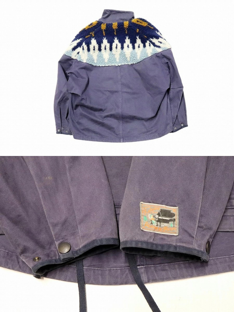 Used KAPITAL BOA Fleece Nordic Anorak K2011LJ120 Capital Nordic Boa Fleece Anora