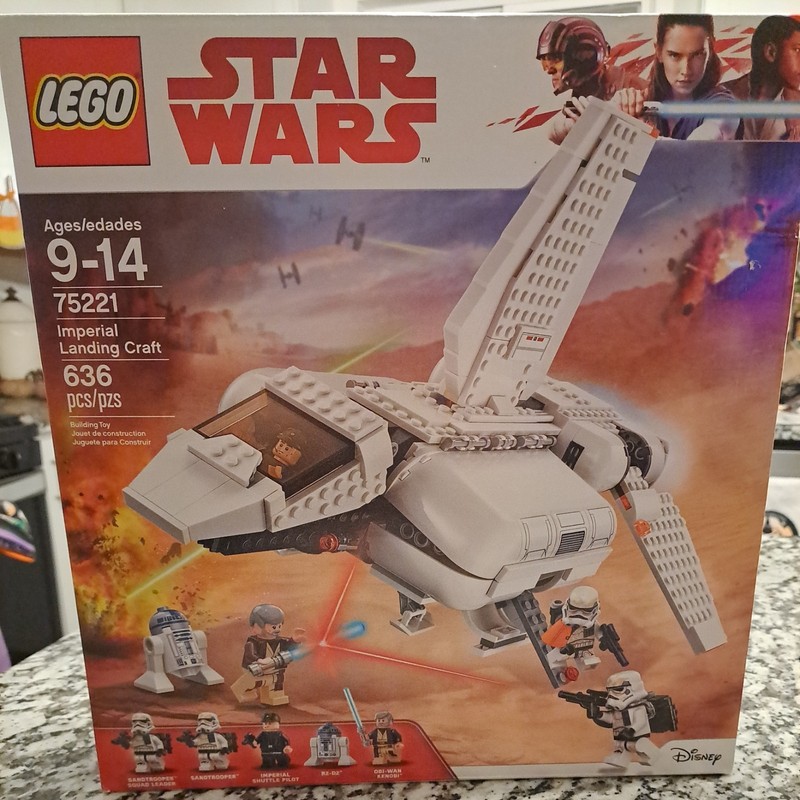 LEGO Star Wars 75221 Imperial Landing Craft- Brand New Sealed