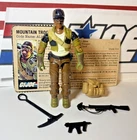 GI Joe Alpine 1985 v1 *NEAR COMPLETE w/File Card, Excellent!* No Cracks VTG ARAH