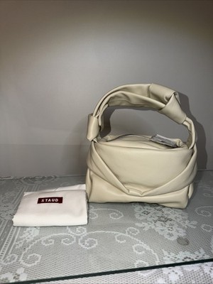 Staud Women s Beige Leather Handbag