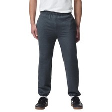 Gildan Men's Fleece Elastic Bottom Sweatpants with Medium, Dark Heather