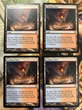 4x MTG Scalding Tarn Zendikar #223 Regular English Rare Playset - NM 🔥