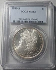 PCGS  / 1880 S / MS - 65 / MORGAN SILVER DOLLAR
