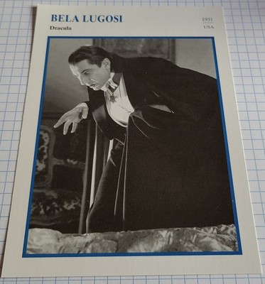 Schauspieler BELA LUGOSI (''Dracula'') | Film-Star-Foto / Sammelbild-Karte #n207