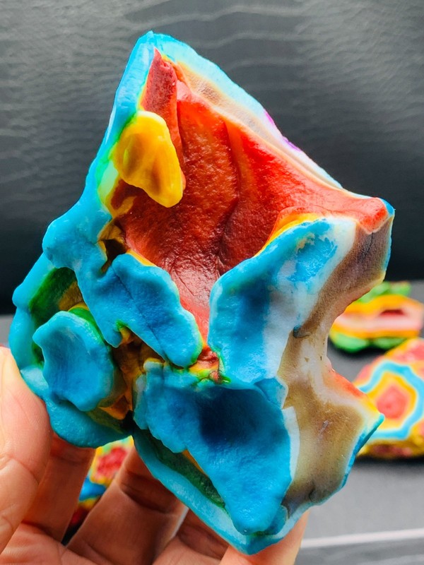 Natural Gobi jade agate raw stone collection mineral specimen gift crystal 413g