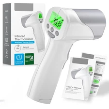 Touchless Infrared Forehead Thermometer for Adults & Baby, 1s Instant