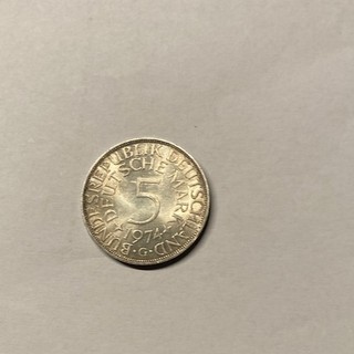 5 DM BRD 1974 G Münze Bundesrepublik Deutschland – Bundesadler