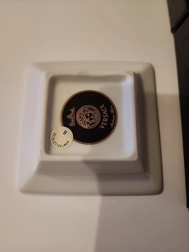 Versace Rosenthal Red An Blue Medusa Porcelain Gala Small 8 cm 3.15"both For 260 - Image 4 of 4