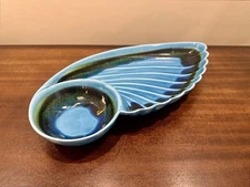 Vintage Mid-Century Modern California Pottery Chip and Dip Set – R-134