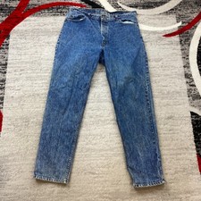 VTG Levis 550XX 0212 Pant 38 Blue Jeans Denim Red Batwing Tab 38x32 70s 80s Mens