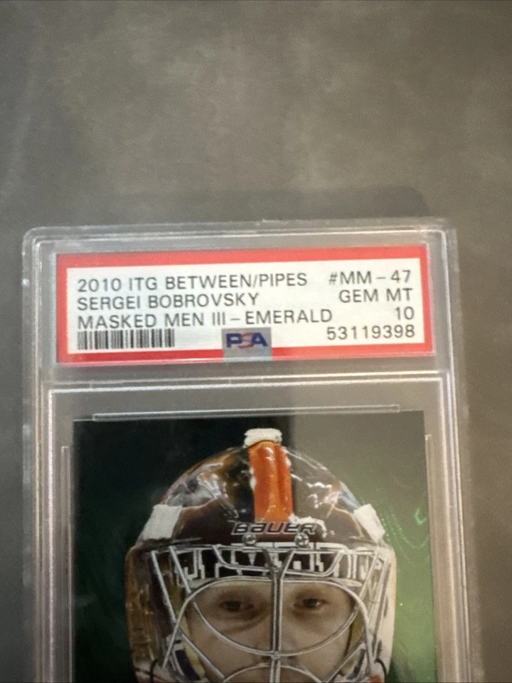 2010-11 In the Game BTP- Masked Men III Sergei Bobrovsky Emerald /340 (RC) — 第 3/3 张图片