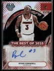 2025-26 Bowman University's Best Ryan Conwell #BA-RC Black Refractor Auto 03/10