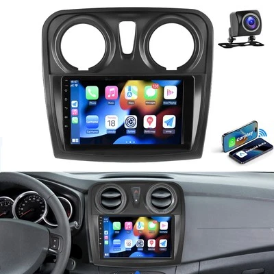 ESSGOO Per Dacia Logan 2 Sandero 2 9" Carplay Android13 Autoradio con GPS Navi KAM WIFI