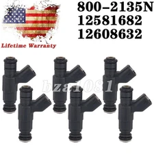 6Pcs Fuel Injector Fits For 2000-07 Jaguar S-Type 3.0L V6 Bosch EV6 0280155863