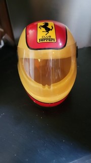 Vintage Club FERRARI Helmet Ashtray Ceramic Sports Car Racing Formula 1 F1 RARE