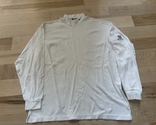 Vintage Y2K Nike Golf White Turtleneck Mock Neck Base Layer Shirt Alcoa