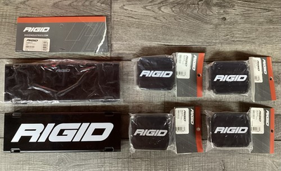#ad Rigid Industries D Series E RDS Light Lens Cover Protector Black Set $60.00