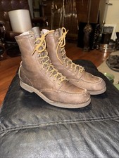 Vintage Red Wing Moc Toe Brown Leather Work Boots Men’s Size 7 Made in USA