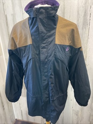 Vintage Nike FIT ACG Storm Fit 90s Parka Jacket Color Block Coat Medium Fleece