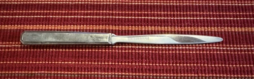 Vintage LUNT  Sterling Silver Handle Stainless Blade Letter Opener 7.25"