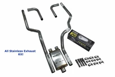 All-Stainless Dual Exhaust Kit Dodge Ram 1500 09-18 MagnaFlow XL Side Exit
