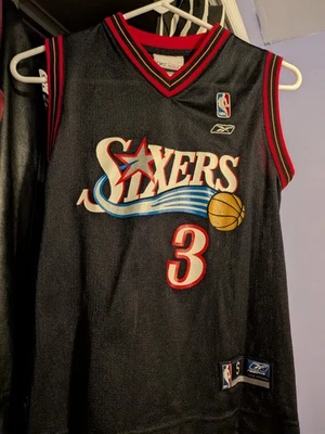 NBA 76ERS Reebok トラックトップ ジャージ アイバーソン Reebok Men Allen Iverson NBA Jerseys for sale | eBay