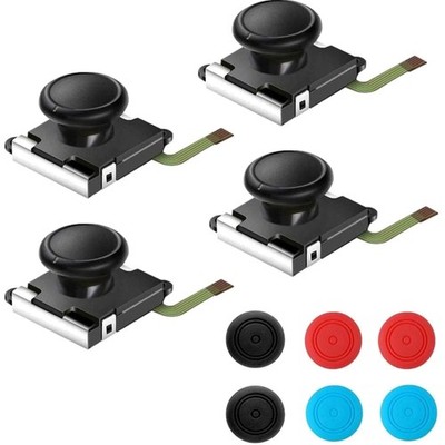 Nintendo Switch Ersatz Joystick 4er Set Analog Stick Controller Ersatzteile