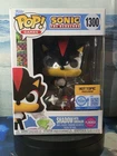 Funko Pop! Sonic Shadow with Emeralds Flocked Exclusive #1300 With Protector