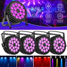 U'King 18 x 10W Par LED Light RGBW Strobe Stage Beam Dance DJ Party DMX512 Lamp