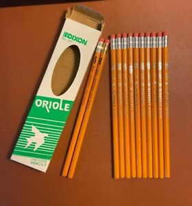 Lot of 2 Pks Made in USA #2 HB Vintage Dixon Oriole Pencils Model 287