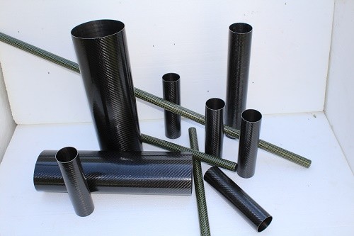 Tubo in fibra di carbonio Twill 3k est19 int17 lung.1000mm - Foto 6 di 12