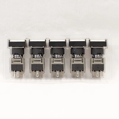 FUJI ELECTRIC FUJI AH165-TLW11E3 White Pushbutton Command Switch 24VDC LED (Pack of 5)