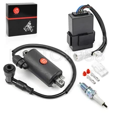 Ignition Coil CDI Box Spark Plug For Kawasaki Bayou 300 KLF300B KLF300C 1988-04 