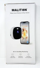 Maliton Smart Baby Monitor with 2K HD Video & AI Motion Tracker - Floor Stand