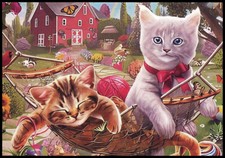Notecard - Cat Kitten - Any Occasion - Blank Inside - 3 1/2" x 5" - CL112G