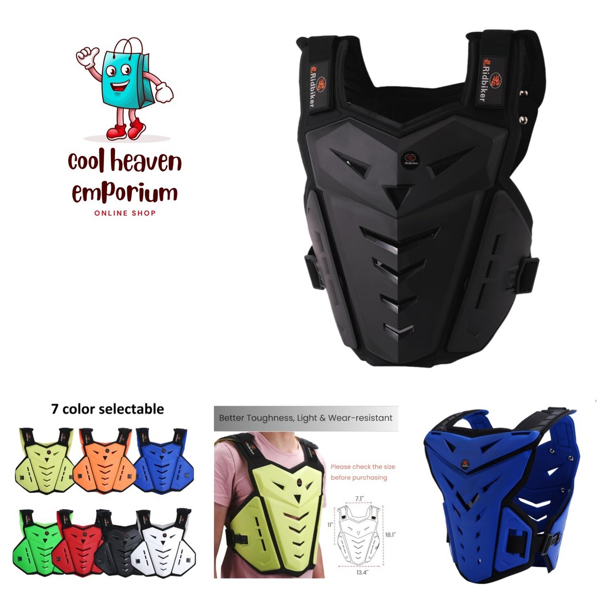 Motorcycle Chest Protector Motocross Adult Chest Armor Vest Motorcycle 