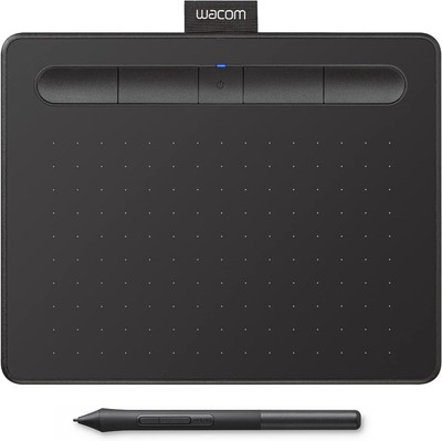 Wacom Drawing Tablet - Wacom Intuos Small Bluetooth Graphics Drawing Tab - Black