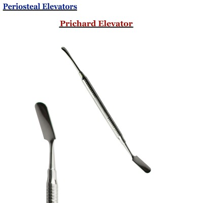 Zahnimplantatchirurgie Instrumente Prichard Periostaufzüge Labor Neu