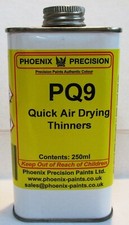 Diluyentes de secado rápido al aire Phoenix Precision PQ9 250 ml estaño más envío POD