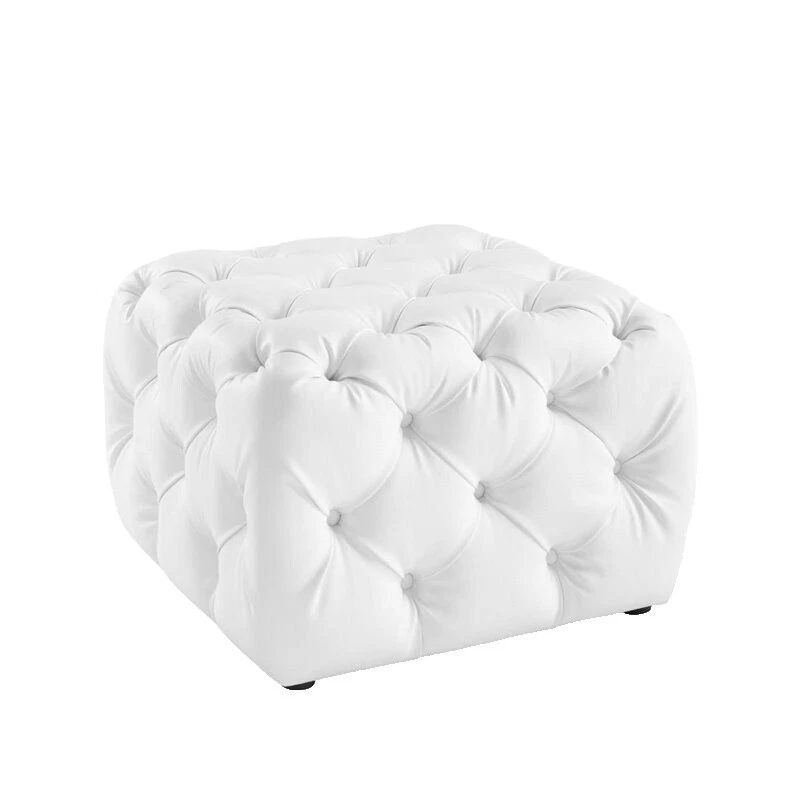 Blanco De madera contrachapada otomanes, reposapiés y Pufs