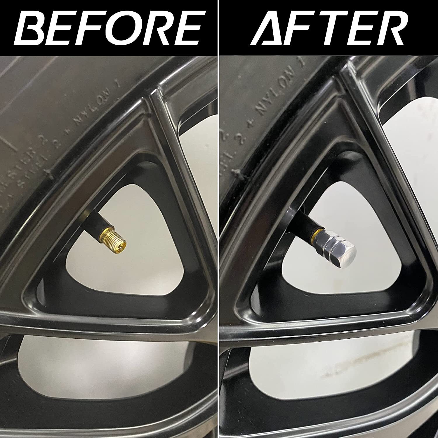 4X Silver Aluminum Metal Wheel Tire Valve Stem Air Caps Covers for Dodge	Durango