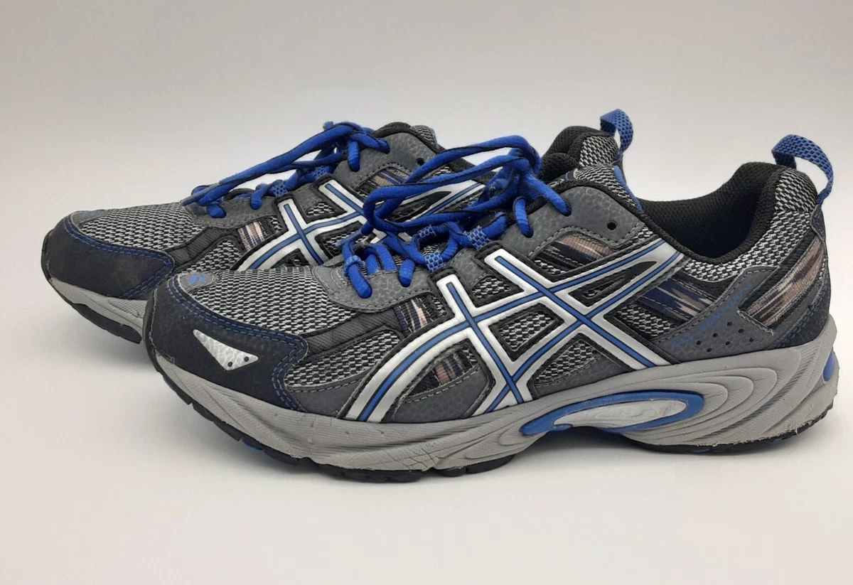 animación recibo cuenco Asics Gel Venture 5 T5N3N Men's US 8.5 Athletic Trail Running Shoes Gray  Blue | eBay