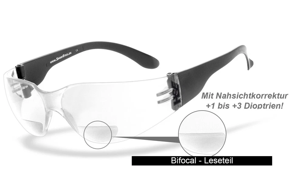 Sportbrille mit Sehstärke Fahrradbrille Sonnenbrille Radbrille HSE - SportEyes® - Bild 2 von 4