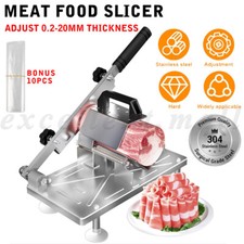 Stainless Steel Meat Slicer Commercial Manual Slicing Machine Frozen Mutton Beef