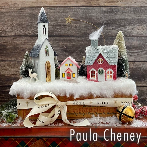 Tim Holtz Paper Village Dies 3D Houses, Village Collection 664741 665585 665564 - Image 2 of 4