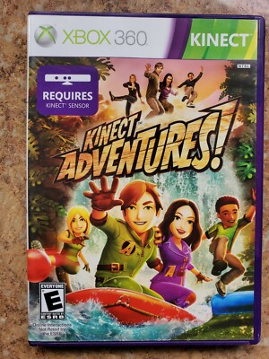 Kinect Adventures XBOX 360 Connect Sensor Game River Rush 20000 Leaks Rally Ball