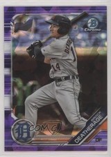 2019 Bowman Chrome Draft Sapphire Edition Purple 5/10 Brock Deatherage 08jk